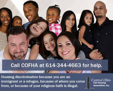 Picture of people who may face discrimination because of being immigrants or refugees, because of where they come from, or because of their religious faith